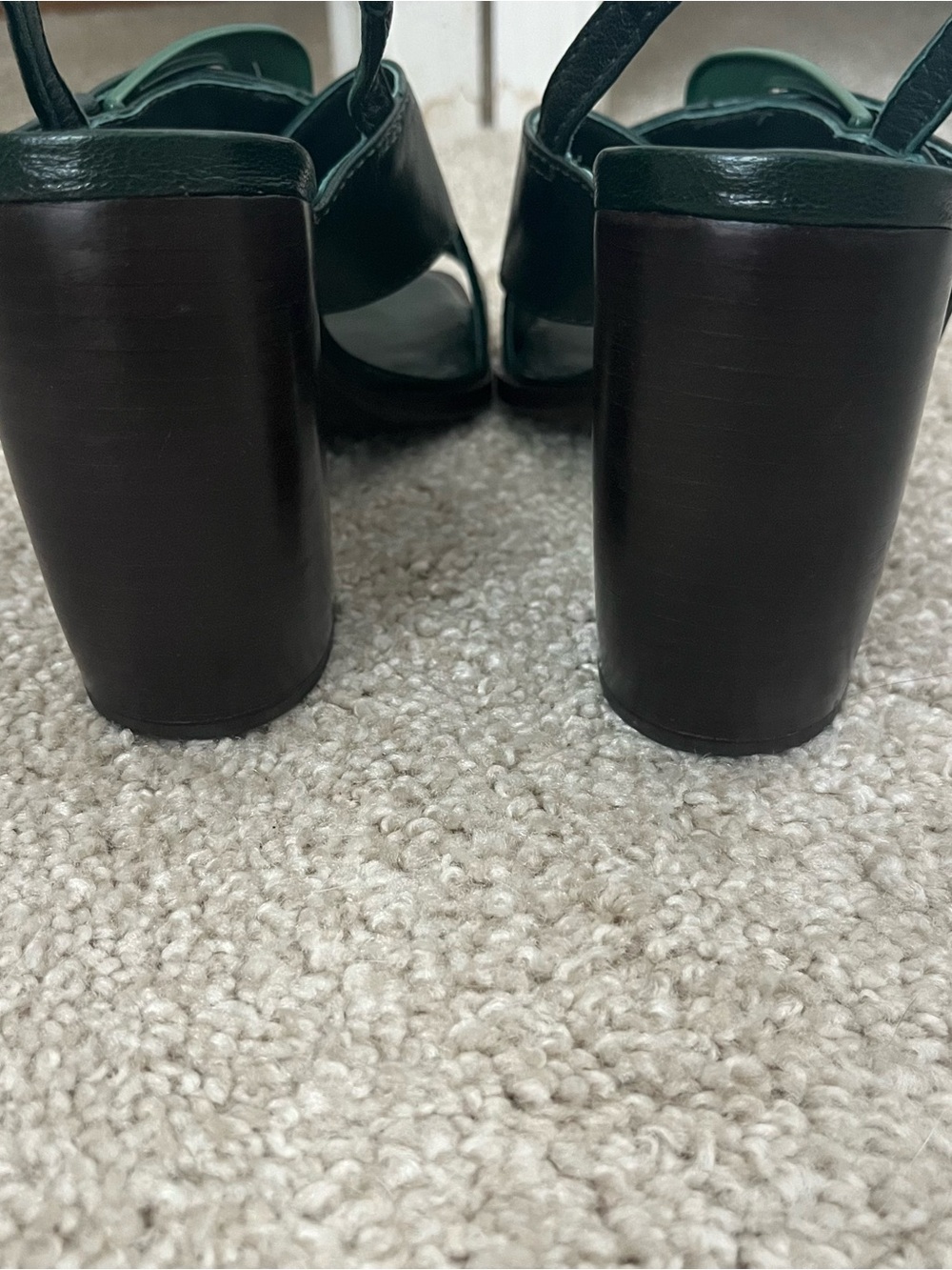 Tory Burch Banana Heel Sandal Green - Picture 6 of 8